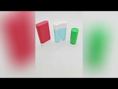 Recipiente de bastão desodorante plástico de 15g de qualidade avançada com suporte de enchimento inferior e personalização