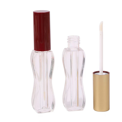 Logotipo de impressão de tela 5 ml Tubo de esmalte de lábios de plástico para todos os tipos de pele