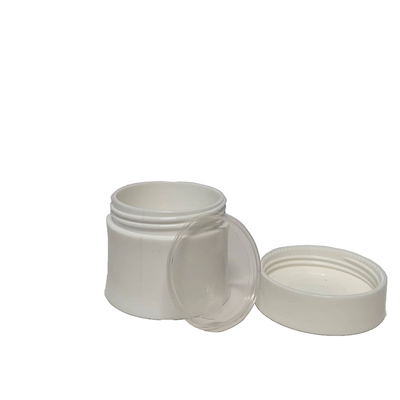 Frasco de creme de plástico oval 50g com parede interna para cosméticos de cuidados com a pele