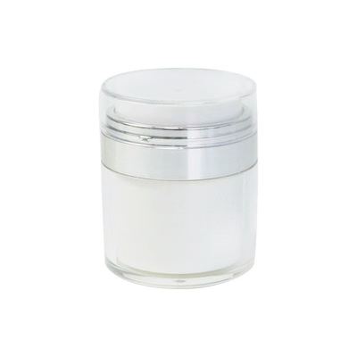 Garrafa de creme acrílico sem ar 50G recarregável com frasco interno substituível com cores e logotipo personalizados