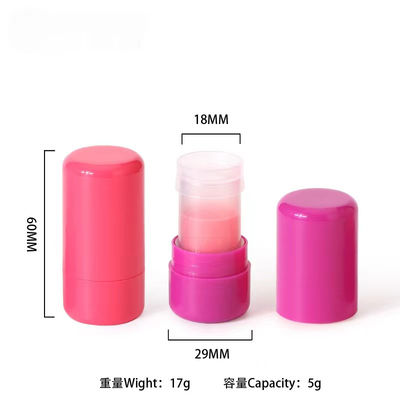Dudu Lip Jelly Tube 5 ml Líptico plástico vazio Tubo Lip Glaze Embalagem