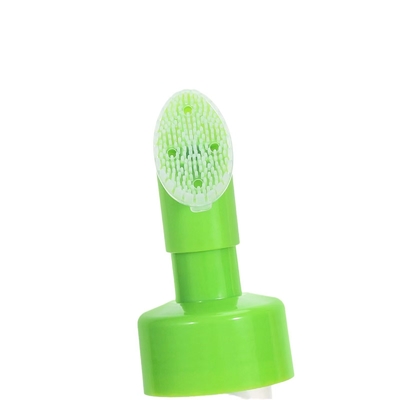 Bomba de espuma de plástico personalizada de 42/43 mm com escova de silicone