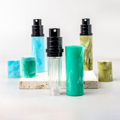 Frasco de Spray de Perfume com Efeito Mármore e Atomizador de Névoa Fina Amigo de Viagem para Embalagem Elegante de Fragrância