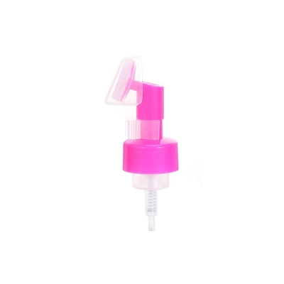Bomba de espuma de plástico de 42 mm personalizada com escova de silicone para limpeza