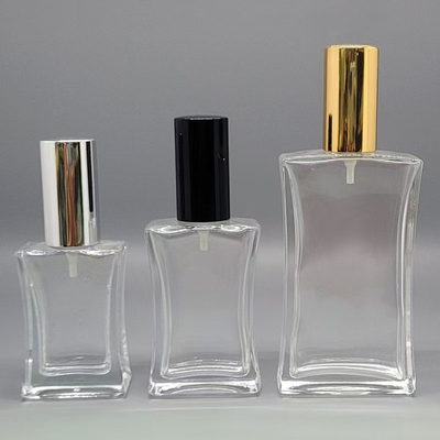 Botão de spray de vidro vazio de 20 ml, 30 ml e 50 ml personalizado para perfume