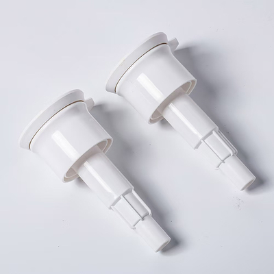 Bomba dispensadora de loção plástica 4cc Unique Crown Headhand 28/410 usada para frascos de loção