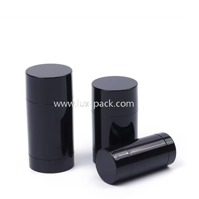 Preto COMO Recipiente de Bastão Desodorante de Camada Única 15ml a 100ml