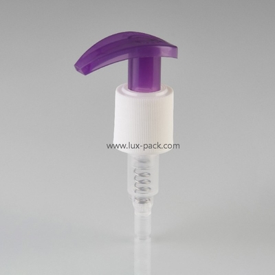 Bomba de loção esquerda-direita de cor personalizada de 24 mm para dispensador de shampoo