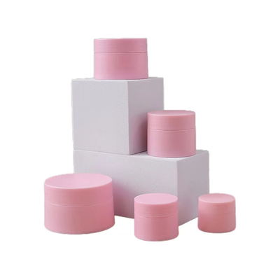 Jar de creme de plástico PP 5g a 50g Cores personalizadas MOQ 10000pcs
