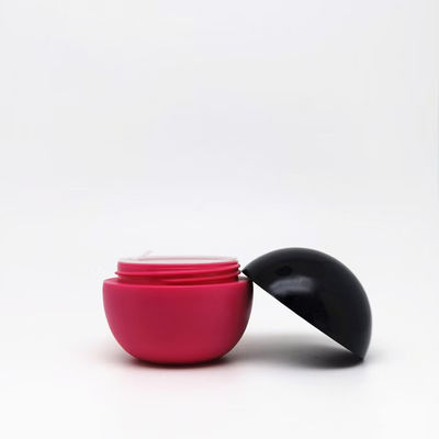 Jarro esférico de creme de plástico de 25g com design ergonômico para uso fácil no cuidado da pele