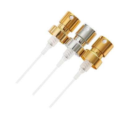 Pulverizador de névoa fina tipo crimpagem de alumínio de 13mm 15mm 20mm para perfume e cuidados com a pele de luxo