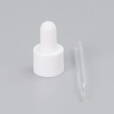 18mm 20mm 24mm Necksize Silicone Pipette Dropper plástico para óleo essencial com resistência química e medição precisa
