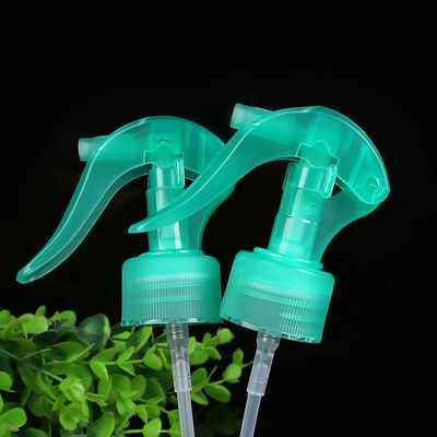 Mini pulverizador de gatilho de colarinho de costelas com interruptor de bloqueio e pulverizador de névoa resistente a produtos químicos para uso em salão e em casa