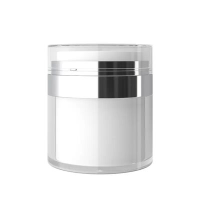 Frasco com revestimento interno acrílico sem ar 50g ️ Dispensador de vácuo para cuidados com a pele