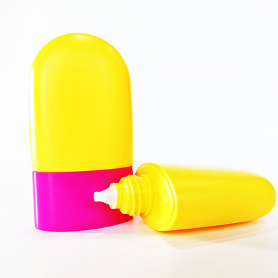 Garrafa de protetor solar de tampa de parafuso de 50 ml com design à prova de vazamento e opções personalizáveis para uso cosmético