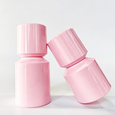 Frasco mal ventilado de plástico 30/50/80/100ml com design a vácuo sem contato para embalagens de grau cosmético premium