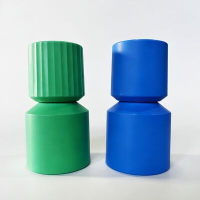 Flasca de plástico durável sem ar de capacidade múltipla com conceção a vácuo para produtos cosméticos e de cuidados com a pele