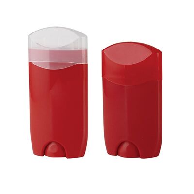 Embalagem Cosmética Vazia Atacado Cor Personalizada Tubo Desodorante Plástico PP 50ml 80ml com Impressão Silk Screen