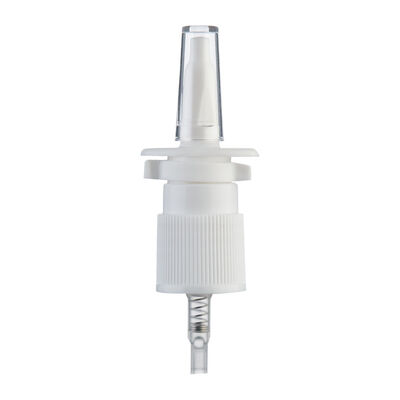 Frasco de Borrifador Nasal de Névoa Fina 18/410 20/410 28/410 com Tampa Cor Personalizada para Uso Cosmético e Farmacêutico