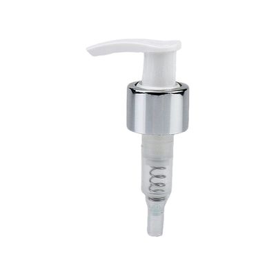 24/410 28/410 Bomba de alumínio ouro cosmético Dispensador de emulsão de plástico para lavagem manual garrafa Bomba de loção recarregável para lavagem corporal