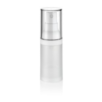 Garrafa transparente sem ar de 50 ml de alta qualidade para cuidados pessoais com creme líquido