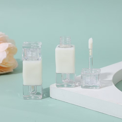 Diamante branco 2.6ml tubo de esmalte labial com escova, a cor pode ser personalizada