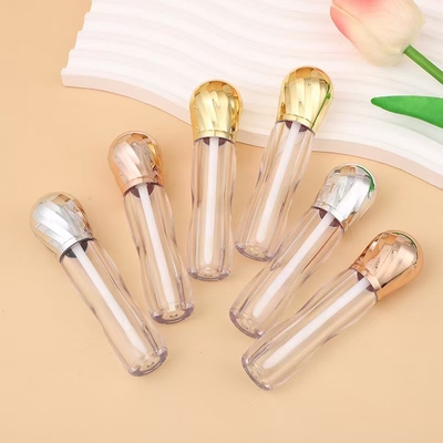 Cabeça de metal grande com escova plástico 4,5 ml tubo de esmalte labial high-end