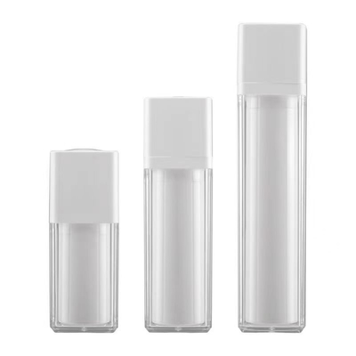 Fabricação de frasco sem ar de 30 ml com capacidade de cor personalizada para cuidados com a pele