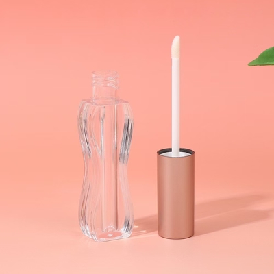 Logotipo de impressão de tela 5 ml Tubo de esmalte de lábios de plástico para todos os tipos de pele