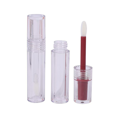 Estrutura do material PETG/ABS Tubos lipgloss com revestimento colorido e capacidade de 4,5 ml
