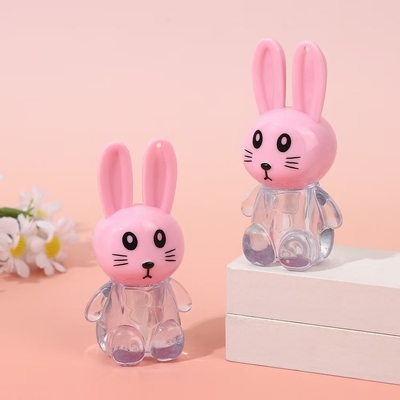 Tubo de esmalte de lábio de coelho portátil com escova de cores personalizáveis e fácil de transportar