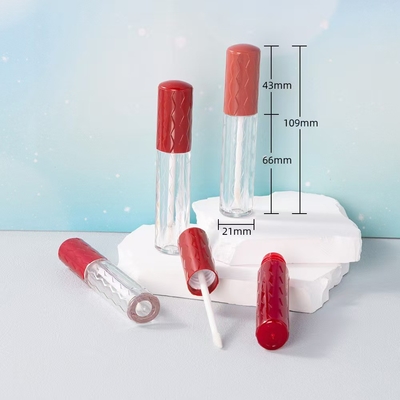Botão de plástico para lábios com esmalte de tubo adequado para todos os tipos de pele em várias cores