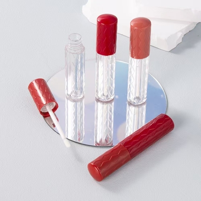 Botão de plástico para lábios com esmalte de tubo adequado para todos os tipos de pele em várias cores