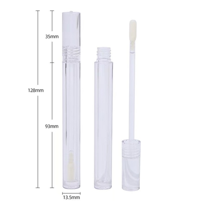 Tipo de fechamento simples, tampa de parafuso Slim 4,5 ml, tubo de plástico com logotipo personalizável