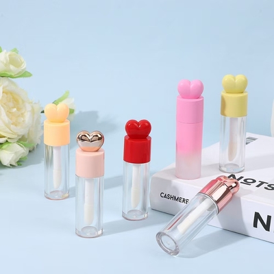 Love Lip Glaze Tube Macron Color Cute Pequeno 5ml Para Lip Glaze Líquido Eye Shadow fácil de transportar