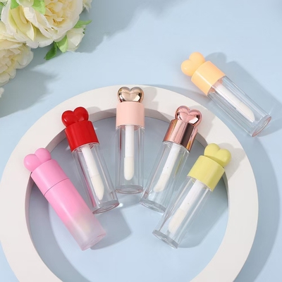 Love Lip Glaze Tube Macron Color Cute Pequeno 5ml Para Lip Glaze Líquido Eye Shadow fácil de transportar