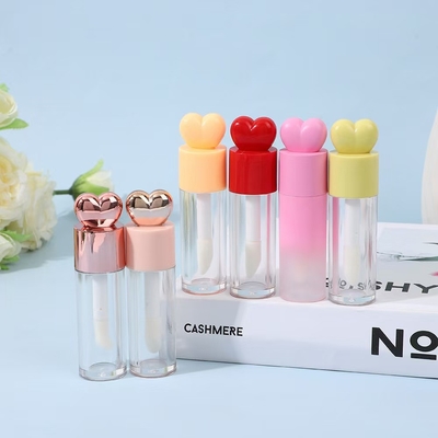 Love Lip Glaze Tube Macron Color Cute Pequeno 5ml Para Lip Glaze Líquido Eye Shadow fácil de transportar