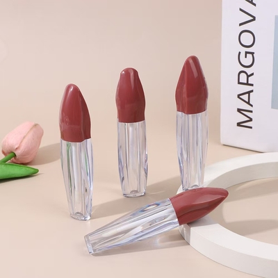Tubos de esmaltes de lábios irregulares profissionais em várias cores para líquido de reparo de esmaltes de lábios