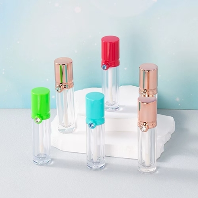 Tubo plástico de 4 ml com tampa de perfuração, cor personalizável e logotipo impresso.