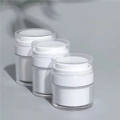 Top Venda 50ml plástico frasco de creme sem ar usado para cuidados pessoais