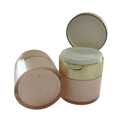 Aparência requintada 50 ml de creme acrílico frasco sem ar para cuidado da pele