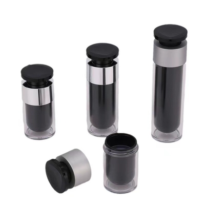 Varejo de Luxo 15ML 30ML & 50ML Botão de Loção de Plástico Acrílico Vazio Aceita Cores Personalizadas