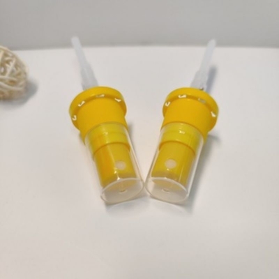 Collar especial amarelo 18 / 415 Pulverizador de névoa fina de plástico para lavagem