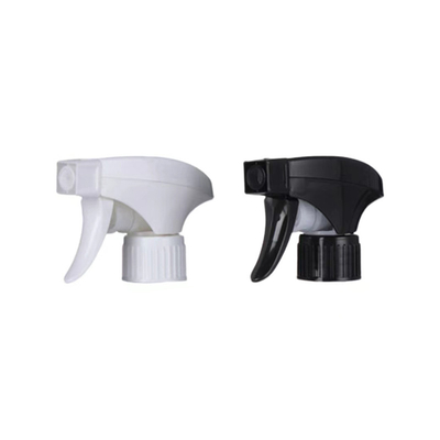 Dual parede preto e branco 28 / 410 Pulverizador de gatilho de plástico para limpeza