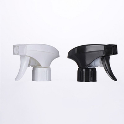 Dual parede preto e branco 28 / 410 Pulverizador de gatilho de plástico para limpeza