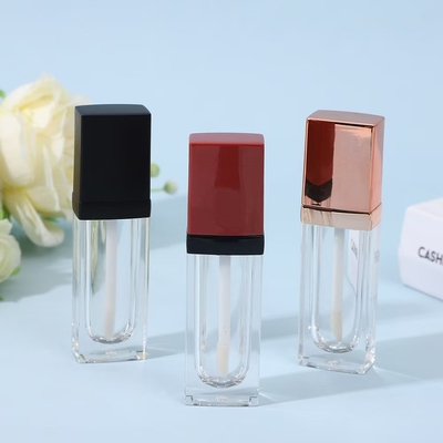 Gloss de lábios Tubos Nome do item 3.5ml Forma quadrada Bastão vazio com cor e logotipo personalizados