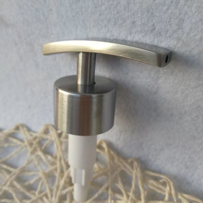 Bomba de loção de plástico ultra suave com roscas com impressão UV para loção líquida de cuidados com a pele