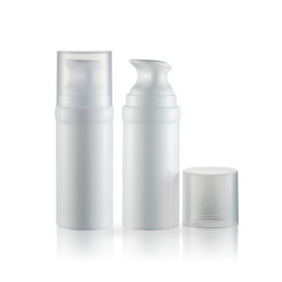 Cosmético 20ml 30ml 50ml garrafa de bomba sem ar simples de usar para maquiagem