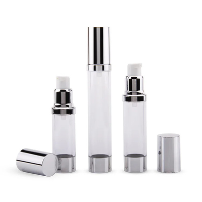 Aparência de luxo 20ml 30ml 50ml garrafa de bomba sem ar para cuidados com a pele