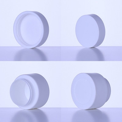 Purple 80g Jar de creme de plástico Suporte de personalização para cosméticos